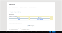 Desktop Screenshot of derivadas.es