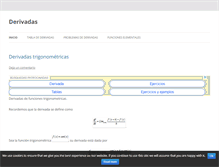 Tablet Screenshot of derivadas.es